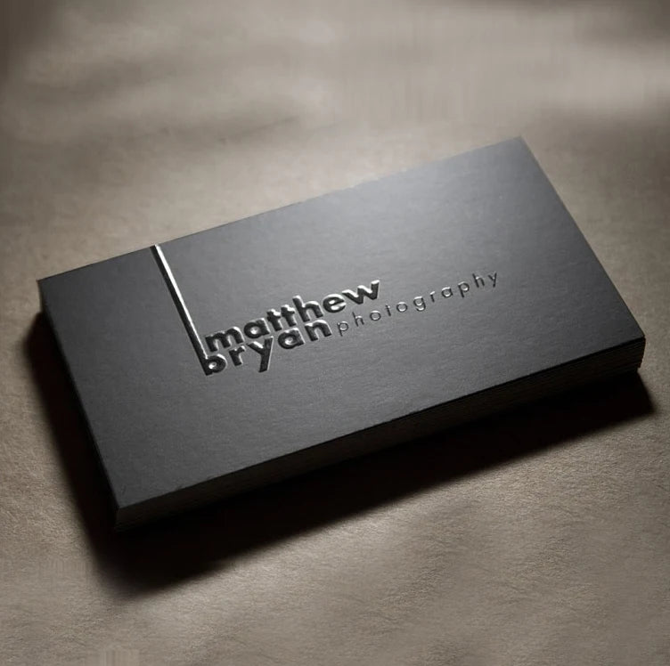 Custom Logo UV Printing Business Card | Luxury Embossed Relief Design, Eco-Friendly Personalized Business & Thank You Card