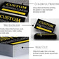 Custom Business Cards Add Photo/LOGO/Text Personalized Business Cards for Small Business 300gsm Matte Paper Front & Back Sides