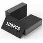 50/100pcs Blank Engraved Custom Visiting Name Cards Laser Engraving Mark Aluminium Alloy Metal Sheet Business Cards