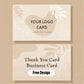 Custom Thank You Cards Personalized Business Card For Small Business Design Logo Wedding Invitations Postcards