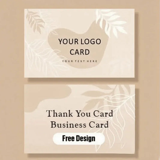 Custom Thank You Cards Personalized Business Card For Small Business Design Logo Wedding Invitations Postcards