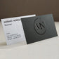 Custom Logo UV Printing Business Card | Luxury Embossed Relief Design, Eco-Friendly Personalized Business & Thank You Card
