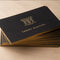 Customized black card, cotton paper, gold foil, high-end business card production, embossed business card