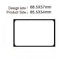 500PCS Transparent PVC Business Cards – Customizable, Durable & Eco-Friendly