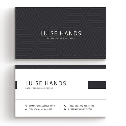 100pcs Custom Business Card Double Side Print Wedding Party Greeting Cards 300gsm Personalize Own Logo For Envelope Letters