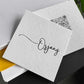 Custom business cards 3D cotton paper double-sided printing business cards Embossed logo printing paper cards Debossed logo