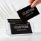 100pcs Customizable Cards, Personalized Business Cards with Acrylic Storage Box, Waterproof Thank You Invitations