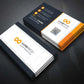 100PCS Custom Logo Business Cards – 300gsm, Double-Sided Full Color Printing, Rounded Corners