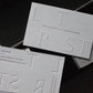 Luxury Customized Business Card with Embossed Logo - Premium Gift Card for After-Sales Wedding Invitations