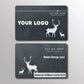 Custom PVC Business Cards Plastic Waterproof Cards Personalized Design Round Corners Glossy Matte Frosted PVC Business Cards