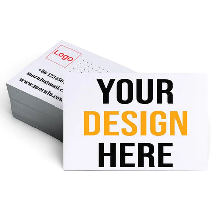 Custom Business Cards Add Photo/LOGO/Text Personalized Business Cards for Small Business 300gsm Matte Paper Front & Back Sides
