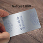Custom PVC Business ID Card Own Design Logo Name Plastic Waterproof Double Side Glossy Matte Thank You 0.38mm 85.5*54mm 200pcs