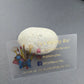 100pcs 9x5.1cm Frosted Transparent Plastic PVC Business Card with Golden Foil Hot Stamped Logo Text