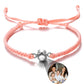 Wholesale Men's Projection Bracelets Stainless Steel Custom Projection Bracelets Woven Photo Bracelets Commemorative Gifts