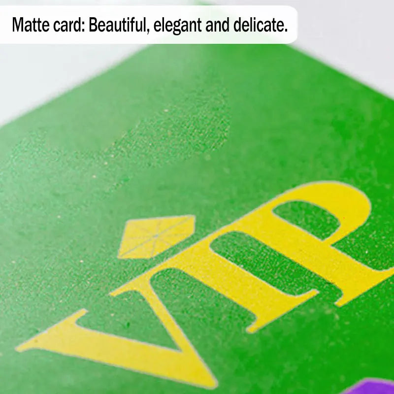 Custom PVC Business Cards Plastic Waterproof Cards Personalized Design Round Corners Glossy Matte Frosted PVC Business Cards