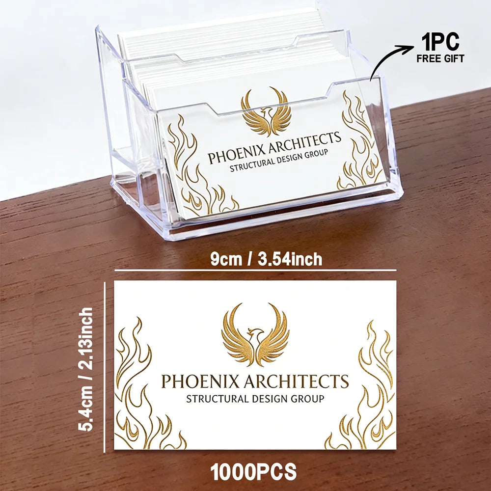 200pcs, Custom Business Cards/Cards, Business Cards, Desktop Business Cards, Thank You Cards, Business Cards, Waterproof Surface
