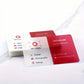 200pcs 500pcs Custom Transparent Pvc Card Plastic Identity Waterproof For Business Visit Round Corners One Side Add White Ink
