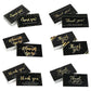 50PCS Thanks Greeting Cards Thank You Card For Supporting My Small Business Paper Seal Label Party Gift