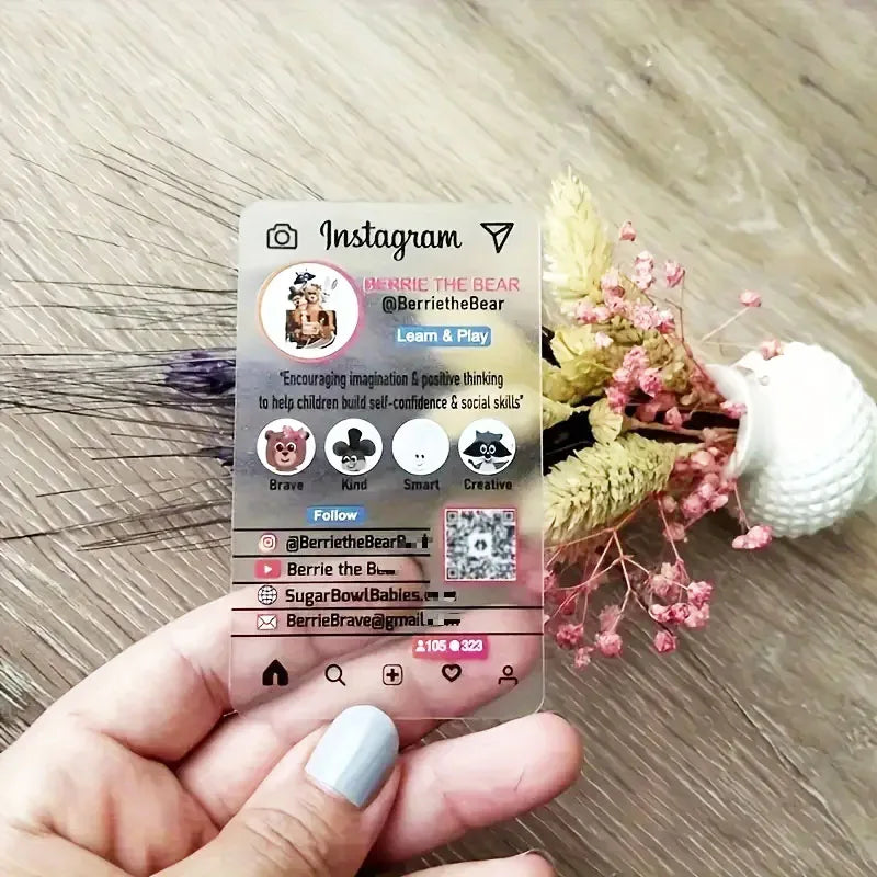 200pcs 500pcs Custom Transparent Pvc Card Plastic Identity Waterproof For Business Visit Round Corners One Side Add White Ink
