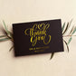 100PCS Personalized Thank You Card with Foil, Customizable Thank You Card for Wedding Thank You Card, Business Thank You Card