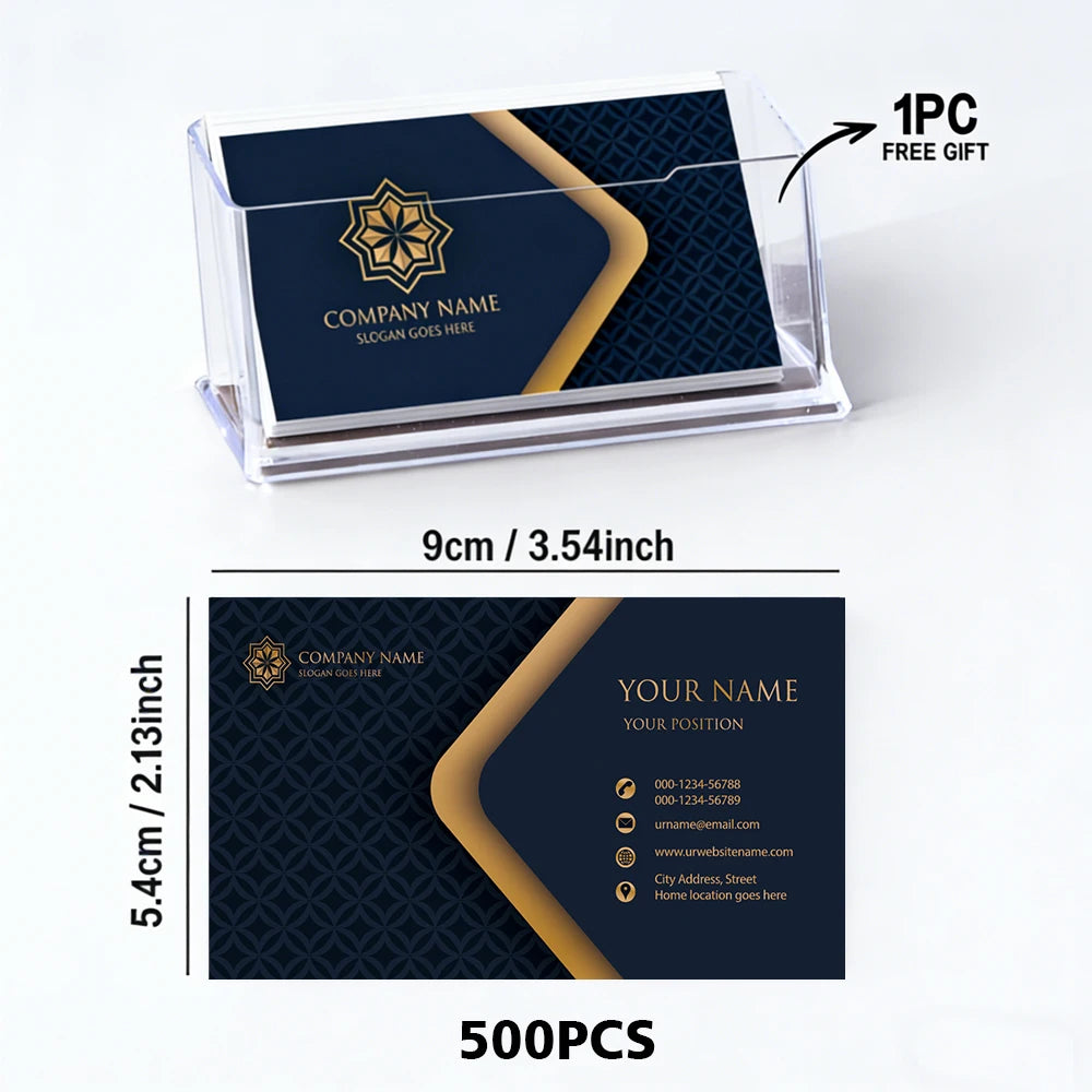200pcs, Custom Business Cards/Cards, Business Cards, Desktop Business Cards, Thank You Cards, Business Cards, Waterproof Surface