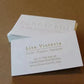 100pcs Custom Cotton Paper Business Cards Luxury Hot Stamping Gold Silver Foil UV Printing Personalized Logo Name Card