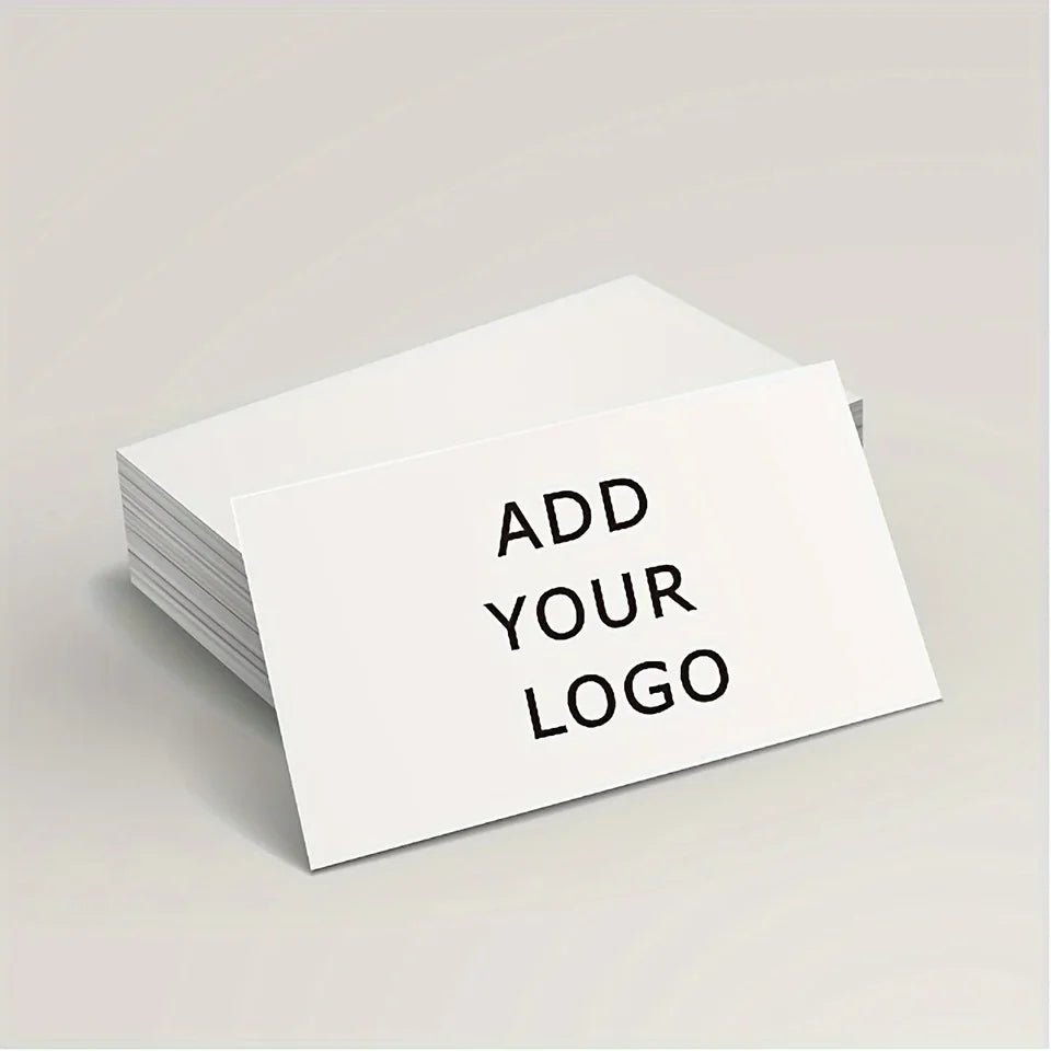 100pcs Custom Business Cards Double Sided Printing Personalized Logo Thank You Cards Wedding Invitation Gift Decorative Cards