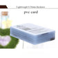 500PCS Transparent PVC Business Cards – Customizable, Durable & Eco-Friendly