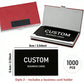 100pcs Customizable Cards, Personalized Business Cards with Acrylic Storage Box, Waterproof Thank You Invitations