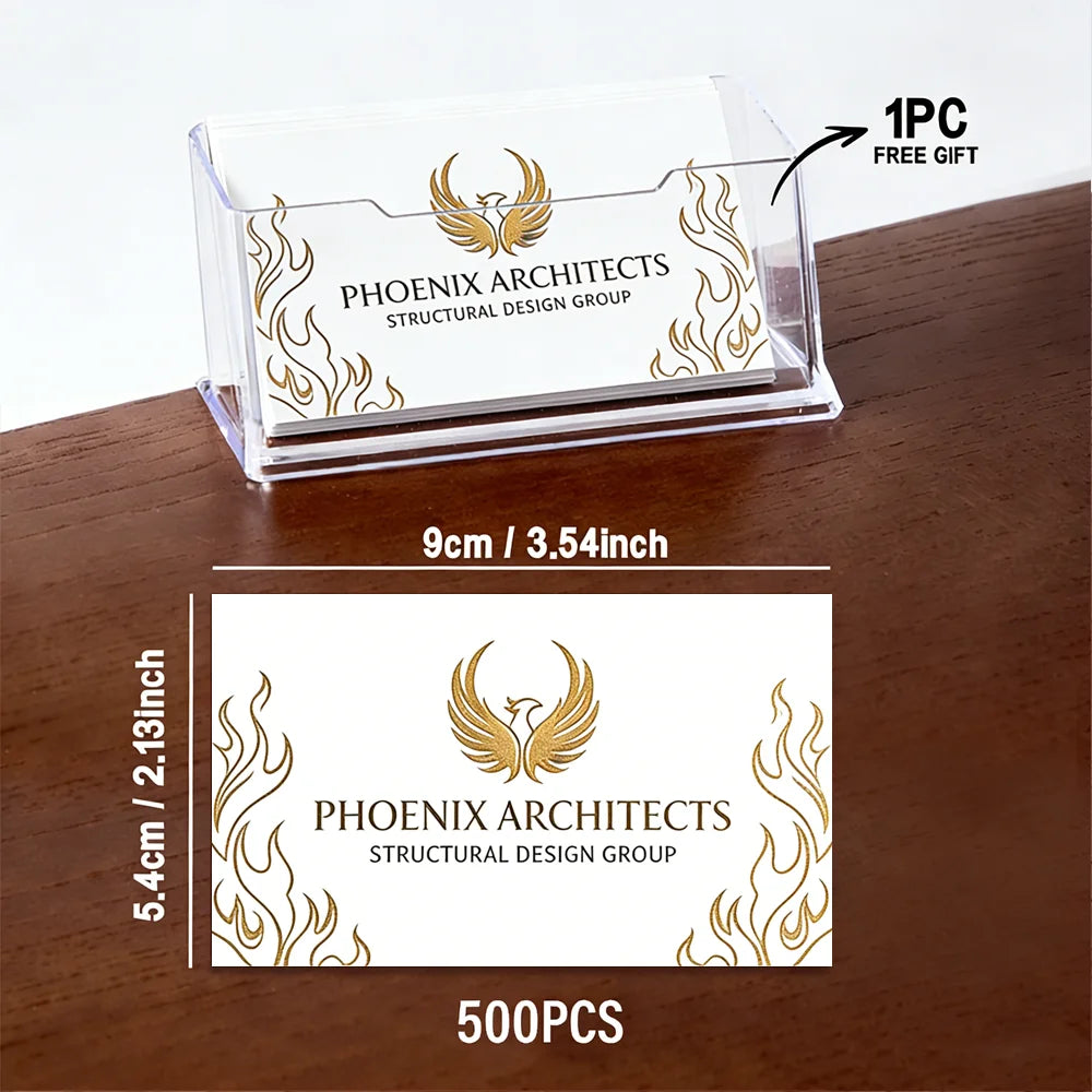 200pcs, Custom Business Cards/Cards, Business Cards, Desktop Business Cards, Thank You Cards, Business Cards, Waterproof Surface