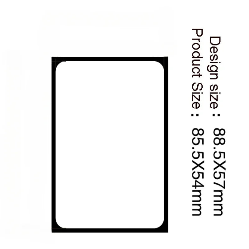 500PCS Transparent PVC Business Cards – Customizable, Durable & Eco-Friendly