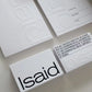Luxury Customized Business Card with Embossed Logo - Premium Gift Card for After-Sales Wedding Invitations