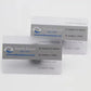 Customized luxury transparent plastic business cards, hot stamping, unique frosted PVC cards