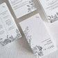 100Pcs Custom Business Cards 3D Texture Paper Wedding Invitation Cards Debossed Embossed 600gsm Cotton Paper Thank You Card
