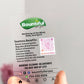 100pcs 9x5.1cm Frosted Transparent Plastic PVC Business Card with Golden Foil Hot Stamped Logo Text