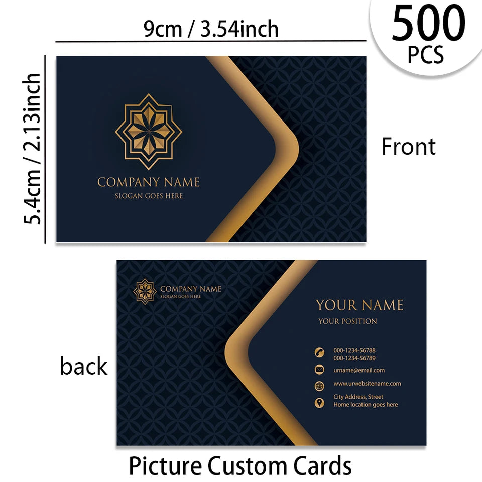 200pcs, Custom Business Cards/Cards, Business Cards, Desktop Business Cards, Thank You Cards, Business Cards, Waterproof Surface