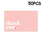 50PCS Small Business Thank You Cards Wedding Gift Card HK02 Design for Gratitude Expressions Business Stationery
