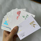 300g Custom Gold Foil Business Cards – Hot Stamped Logo, Name & Thank You Cards