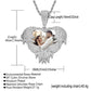 Iced Heart Locket Picture Pendant