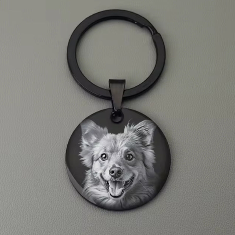 Personalized Photo Keychain Drive Safe,Custom Photo Couple Keychain Gift for Him,Pet Memorial Gifts,Keychains for men women