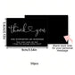 30/50Pcs Thank You Cards Thank You for Supporting My Business Cards Commercial Decoration Label Appreciate Cards Gift Packaging