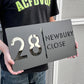 Personalized Exterior House Number Sign 3D Floating Residencial House Number
