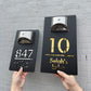 Customized Solar Exterior House Numbers With Motion Sensor Solar House Number