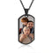 Men Personalize Engrave Name Custom The Photo of Family Pendant Necklaces