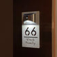 Customized Solar Exterior House Numbers With Motion Sensor Solar House Number