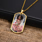 Men Personalize Engrave Name Custom The Photo of Family Pendant Necklaces