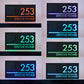 Solar Outdoor House Number 3D Laser Cut Acrylic House Name Plate Address Door Sign
