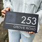 Solar Outdoor House Number 3D Laser Cut Acrylic House Name Plate Address Door Sign