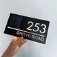 Solar Outdoor House Number 3D Laser Cut Acrylic House Name Plate Address Door Sign
