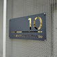 Personalized Exterior House Number Sign 3D Floating Residencial House Number